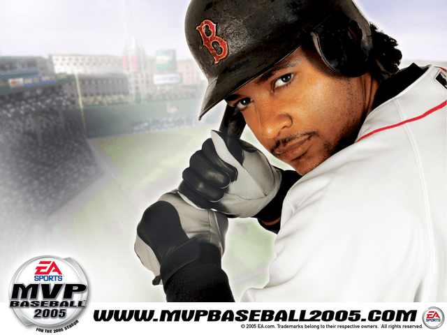 MVP Baseball 2005 title screen for Xbox